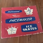 Vintage Pacemaker Professional Figure Ice Skates Youth Size 3 Black Original Box