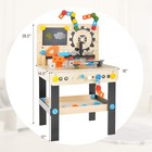 Kids Tool Bench  Pretend Play Workbench With Tools Set   Realistic Accessories