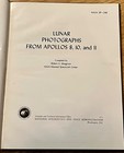 Lunar Photographs From Apollos 8  10  And 11  nasa Sp-246   Vintage 1971