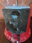 Vintage 1985 Carousel Junior Gumball Machine Bank - Cast Metal   Glass 11 5 