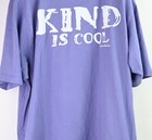 Sabbi  kind Is Cool  Very Oversized Vintage Tee In Purple Size Xs Bnwt