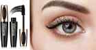 Two-pack 4d Silk Fiber Eyelash Mascara Black Waterproof