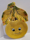 Vintage Ceramic Peach Anthropomorphic Happy Peach Spoon Rest