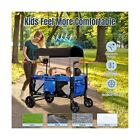 4 Seater Wagon Stroller baby Wagon For 4 Kids collapsible Kids Wagon With Rem   