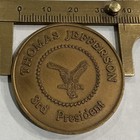 Thomas Jefferson 3rd President Of The United States Coin Medal