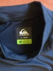 Quiksilver Men s Upf50 Long Sleeve Surf Tee Rash Guard Black Size Medium Nwot
