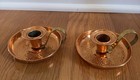 Pair Of Vintage Coppercraft Guild Chamber Candlestick Holders