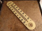 Vintage Springfield Instrument Co Thermometer Eggshell Color Plastic 15   