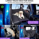 Dog Seat Cover For Trucks suv- Back Seat Extender Better Quality Hard Bottom