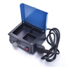 Dental Lab 3-well Wax Heater Wax Heating Analog Dipping Pot Melting Wax Machine