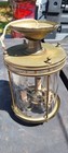 Vintage Brass Federalist French Style Ceiling Mount Light Fixture