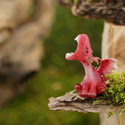 4530 Miniature Fairy Garden And Terrarium Mini Red Dragon Roaring Figurine