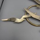 Vintage 1970 s Solid Brass Seagulls In Flight Wall Hanging Mcm Decor Ring