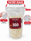 Efficient Premium Cigarette Filters 6 Holes Bulk Economy Pack  300 Filters 