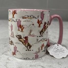 Southwestern Cowgirl Pink Cactus Desert 10 Strawberry St Bella Mug Western Rodeo