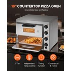 Uimoso Electric Double Deck Countertop Pizza Oven For 16-inch Pizzas