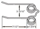 Replacement Jd Rake Tooth 7 5  Tine X 3 6875 Tine Gap X 1 75  Coil 186-se Farmer