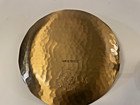 Vtg Wendell August Forge Hammered Bronze Masonic Mason Coaster Change Dish         