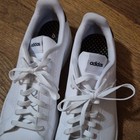 Adidas Advantage Men   s Low-top Leather Sneakers White black Lace-up Gz5299