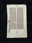 C1250-1275 Illuminated Medieval Manuscript Paris Bible Complete Haggai Framed