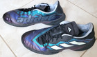 Adidas Tennis Barricade Black Oil Spill Sneakers Men s 12 - Vgc