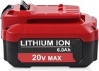 4pack For Craftsman 6 0ah 20v Max Li-ion Battery Cmcb206 Cmcb204 Cmcb202 20 Volt