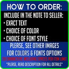 Small Custom Decals Vinyl Lettering Personalized Text Sticker Window Car Truck