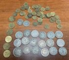 Large Lot - Morocco Francs Coins Maroc Variety