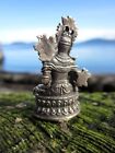 Silver Only Green Tara Tibetan Buddhist Statue  1 5  Active Compassion