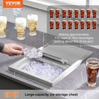 Drop In Ice Chest 18 lx12 wx14 5 h Ice Cooler Commercial Ice Bin W sliding Cover