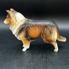 Vintage Collie Dog Figurine Statue Ceramic Porcelain 7x5 5 