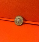 Confederate Cast I Pewter Infantry Civil War Cs Button Military Battle Dug Relic
