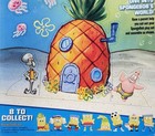 Spongebob 8 General Mills Cereal Premium Toy Figures Sealed 2012 Complete Set