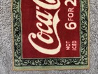 Vintage Coca Cola Rug Tapestry 36 X 22 Good Condition Collectible Htf Nostalgia