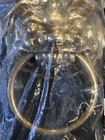 Vtg Solid Brass Oriental Door Knocker Chinese Asian Guardian Foo Dog