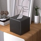 Tissue Box Cover  Square Facial Tissue Holder Storage For Bathroom Vanity