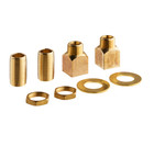 Oem T s B-0230-k  Installation Kit 1 2  Npt Nipple  Lock Nut   Washer Elbow