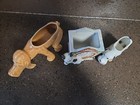 Lot Of 3 Small Vintage Dog Planters