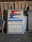 Vintage Evinrude Lighted Advertising Sign For Business   Home  Or Collection