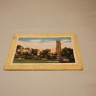 Bok Singing Tower   Mountain Lake Sanctuary Fl Souvenir Postcard Folder