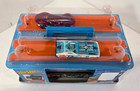 Hot Wheels Race Case Track Set With 2 Cars   Carrying Case  nib