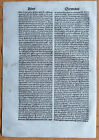 De Epiphania - Saints Post Incunable Woodcut Leaf P  Natalibus - 1508