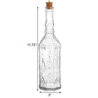2 Pack Vintage Glass Bottles With Cork 24 Oz Decorative Glass Bottles Large Wine