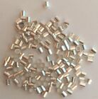 100 Silver Plated 2 5mm Crimp Tubes Crimping Beads With 1 3mm Id