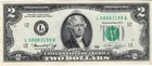 1976  2 Dollar Bill  First Day Of Issue  Postmark April 13 1976  California