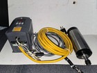 Huanyang 80mm 1 5kw Water Cooled Cnc Spindle  Vfd 220v  Cables  Collets