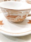 Vtg Vietri Bramasole Cups   Saucers Under Tuscan Sun  Italy Fall Set Of 4