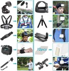Gopro Hero10 Black - Waterproof Action Camera   50 Piece Accessory Kit - Bundle