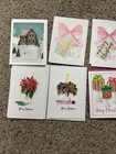 Set Of 10 Christmas Notecards 