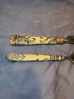 Edgar Berebi Limited Edition Enamel   Swarovski Crystal Cake Knife   Server Set